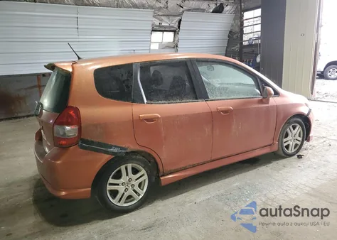 2007 Honda Fit S from USA, damaged, VIN JHMGD386X7S041763
